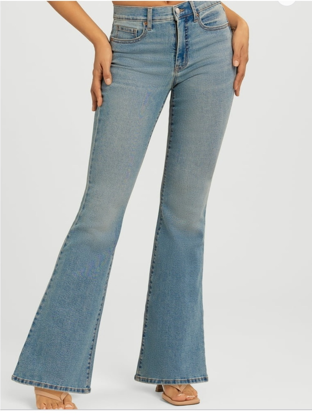 Jessica Simpson Light Blue Flare Jeans Size 6, NWT